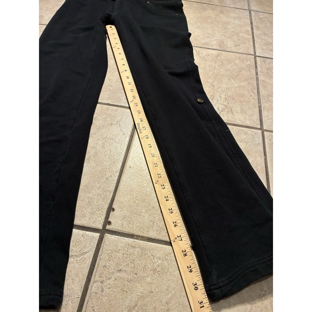 Bisou Bisou by Michele Bohbot Women's Size Medium 30x31 Flare Pants Black Tall - Picture 5 of 5